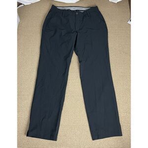 Under Armour‎ Loose Pants Men's Size 36/32 Black Elastic Waist Performance